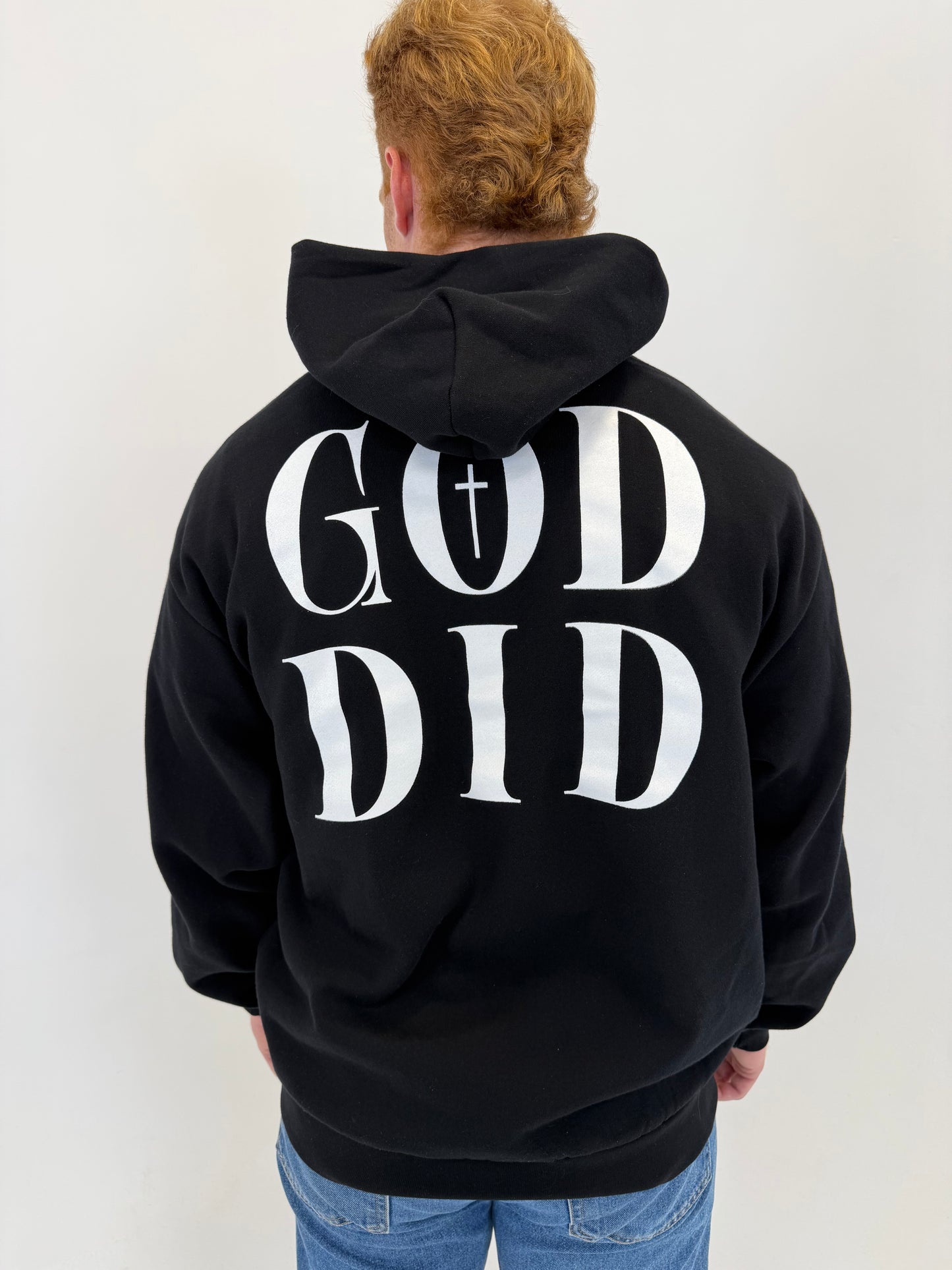 Jet Black “GOD DID” Hoodie