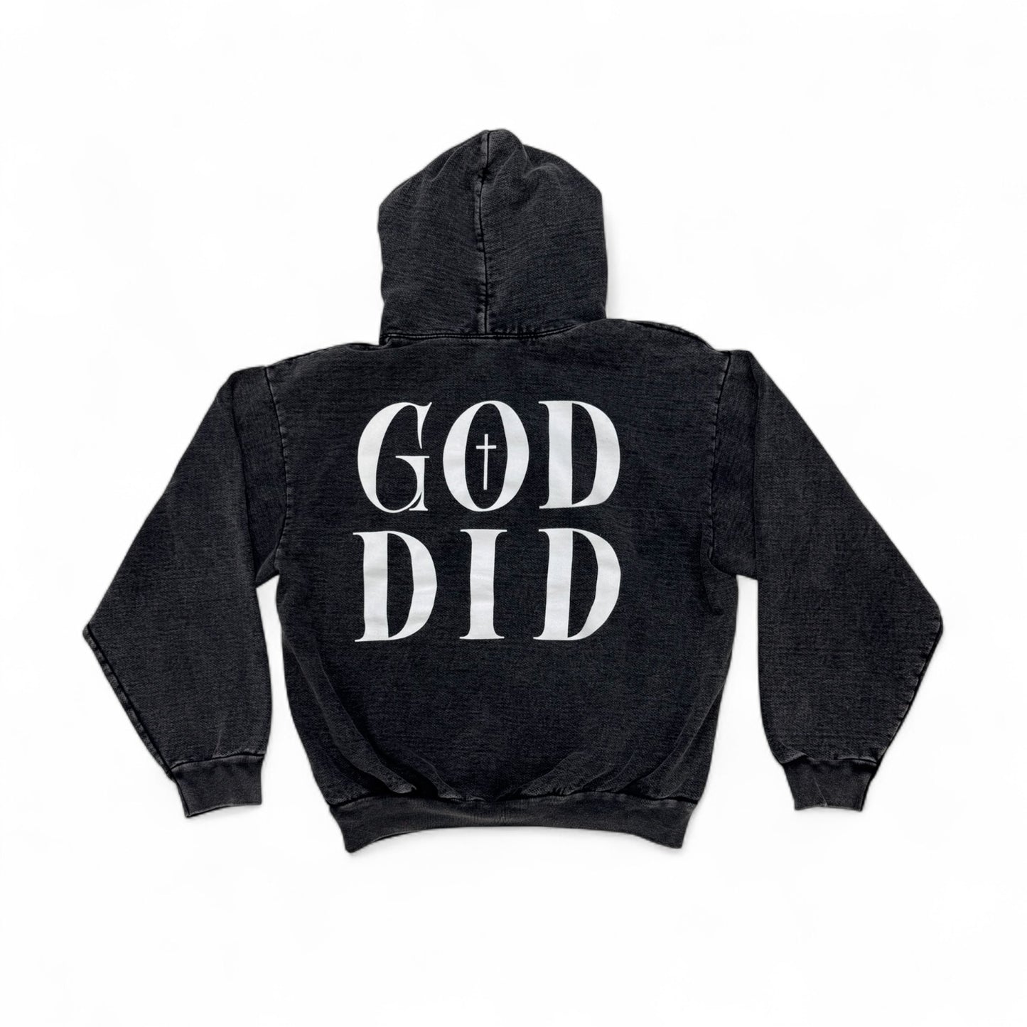 Carbon Black “GOD DID” Hoodie