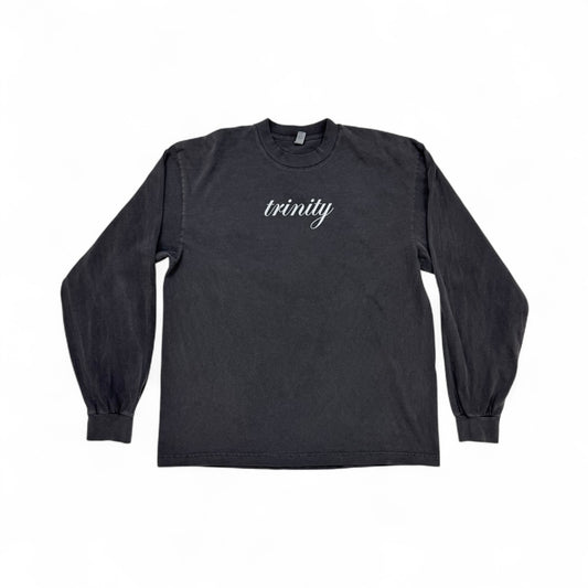 Vintage Gray “GOD DID” Long Sleeve T-Shirt