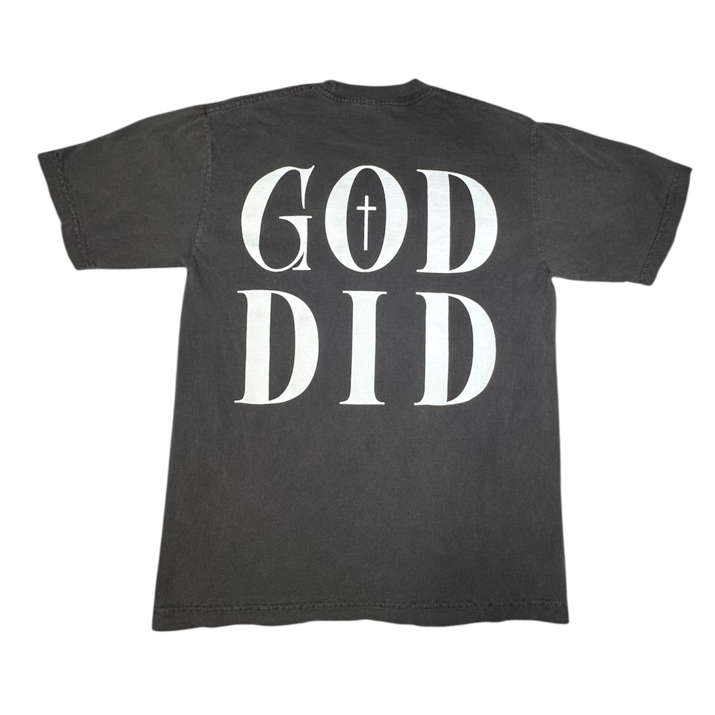 Vintage Gray “GOD DID” T-Shirt