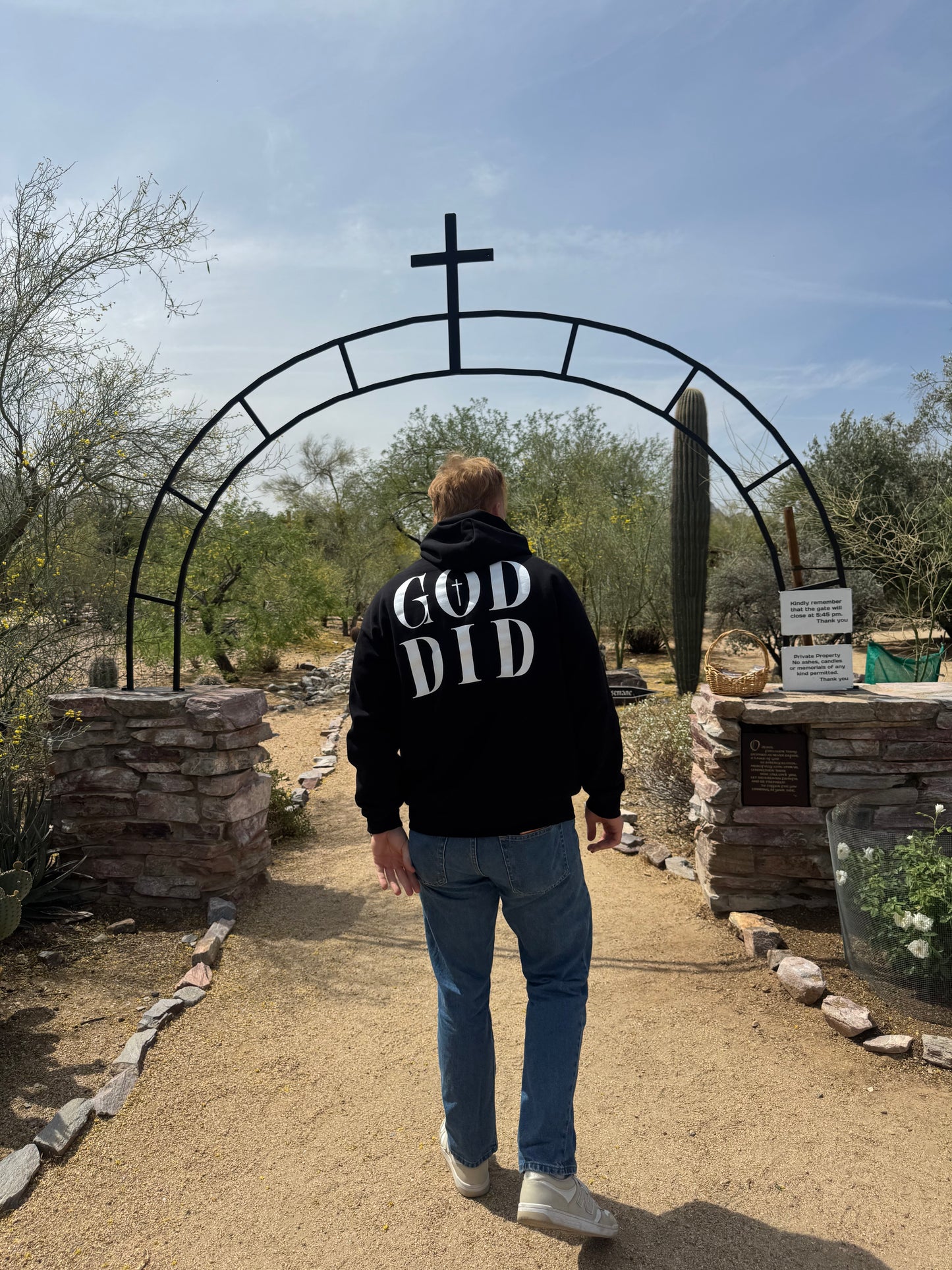 Jet Black “GOD DID” Hoodie