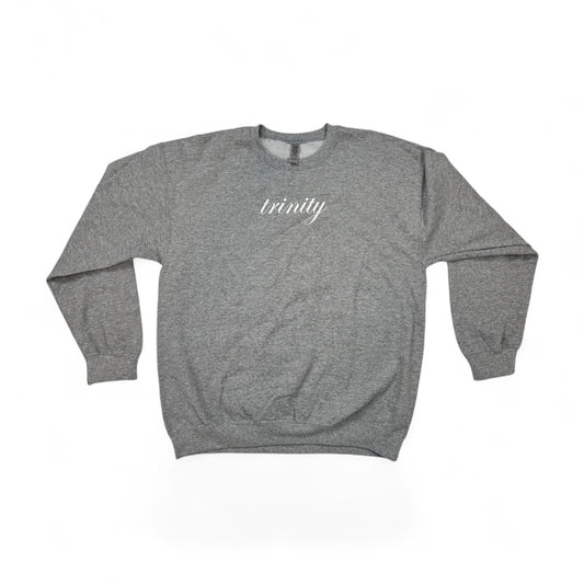 Sport Gray “GOD DID” Crewneck Sweater