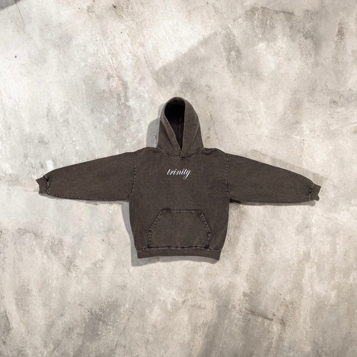 Washed Cocoa “GOD DID” Hoodie