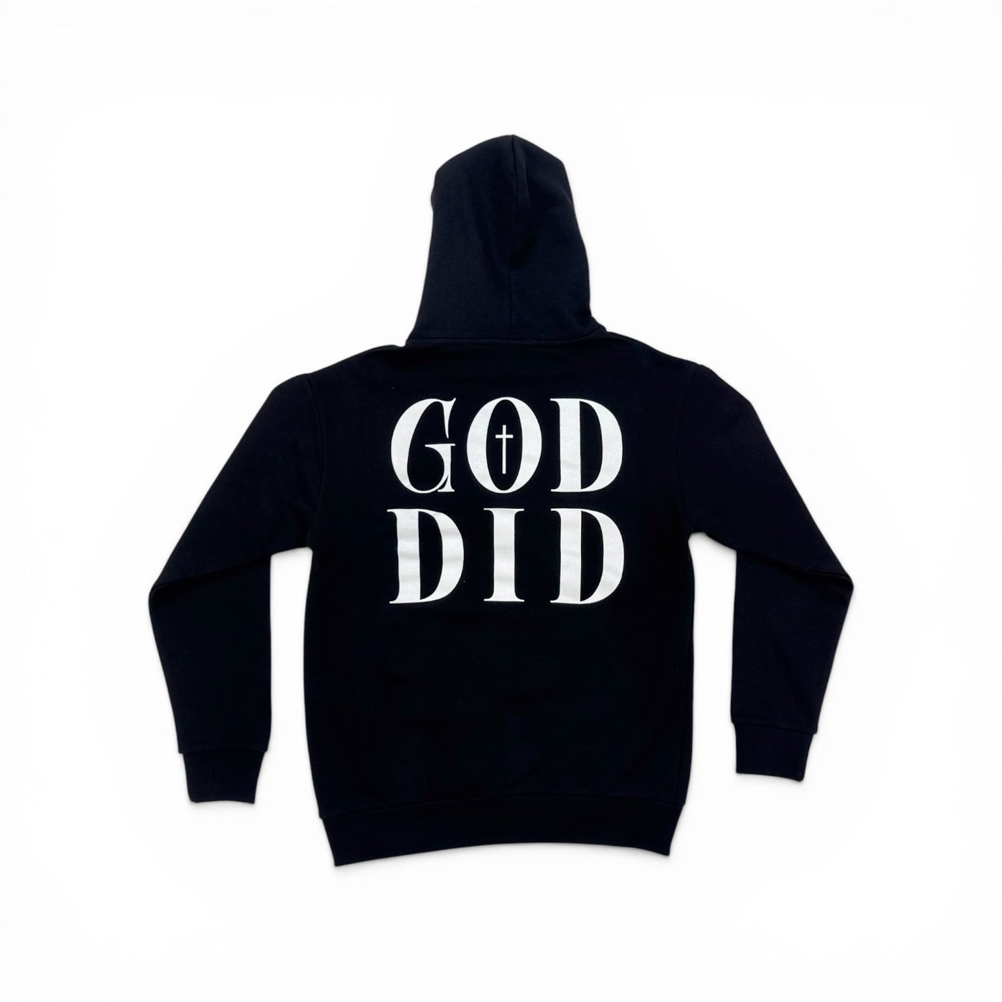 Jet Black “GOD DID” Hoodie