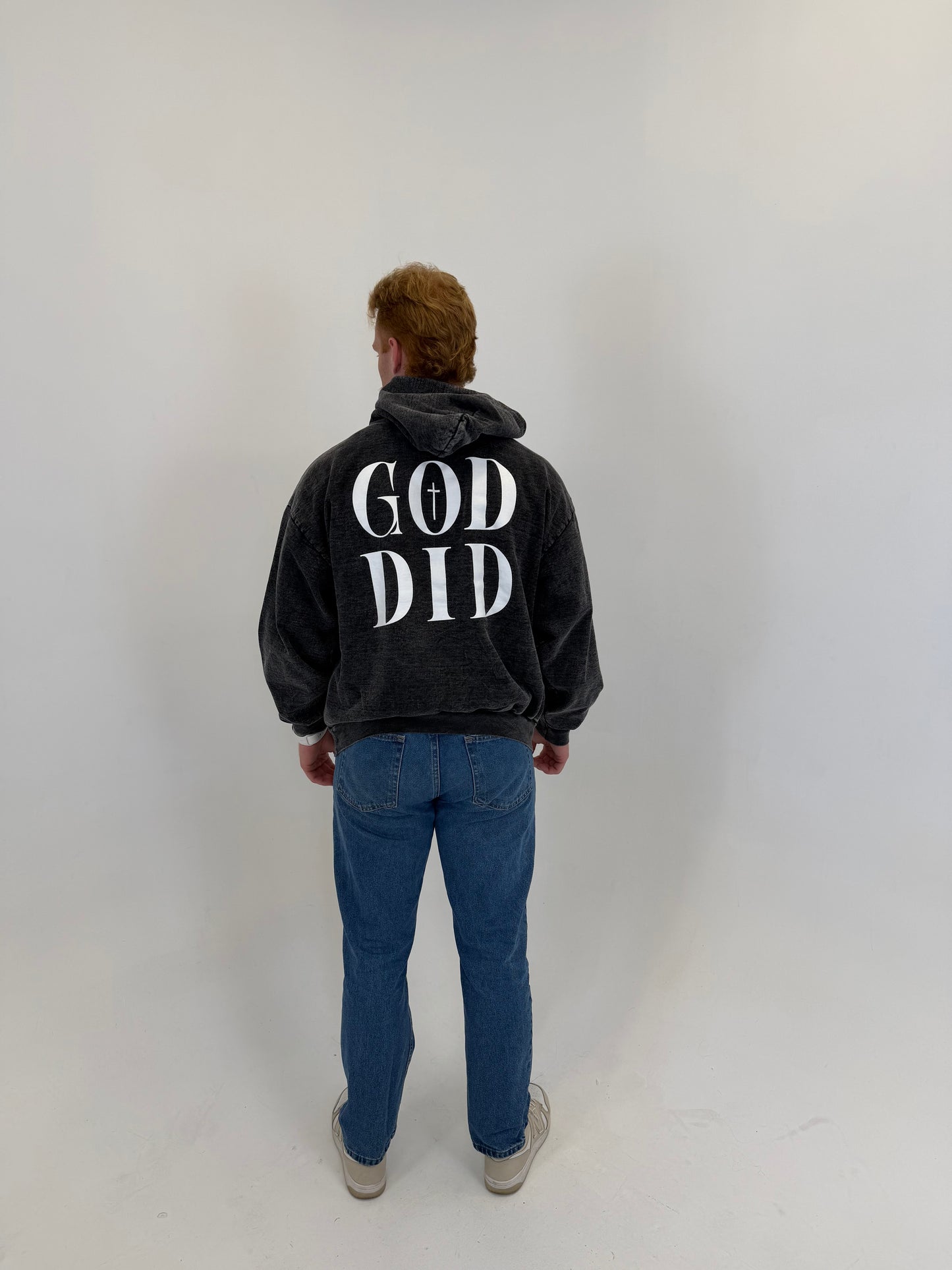 Carbon Black “GOD DID” Hoodie