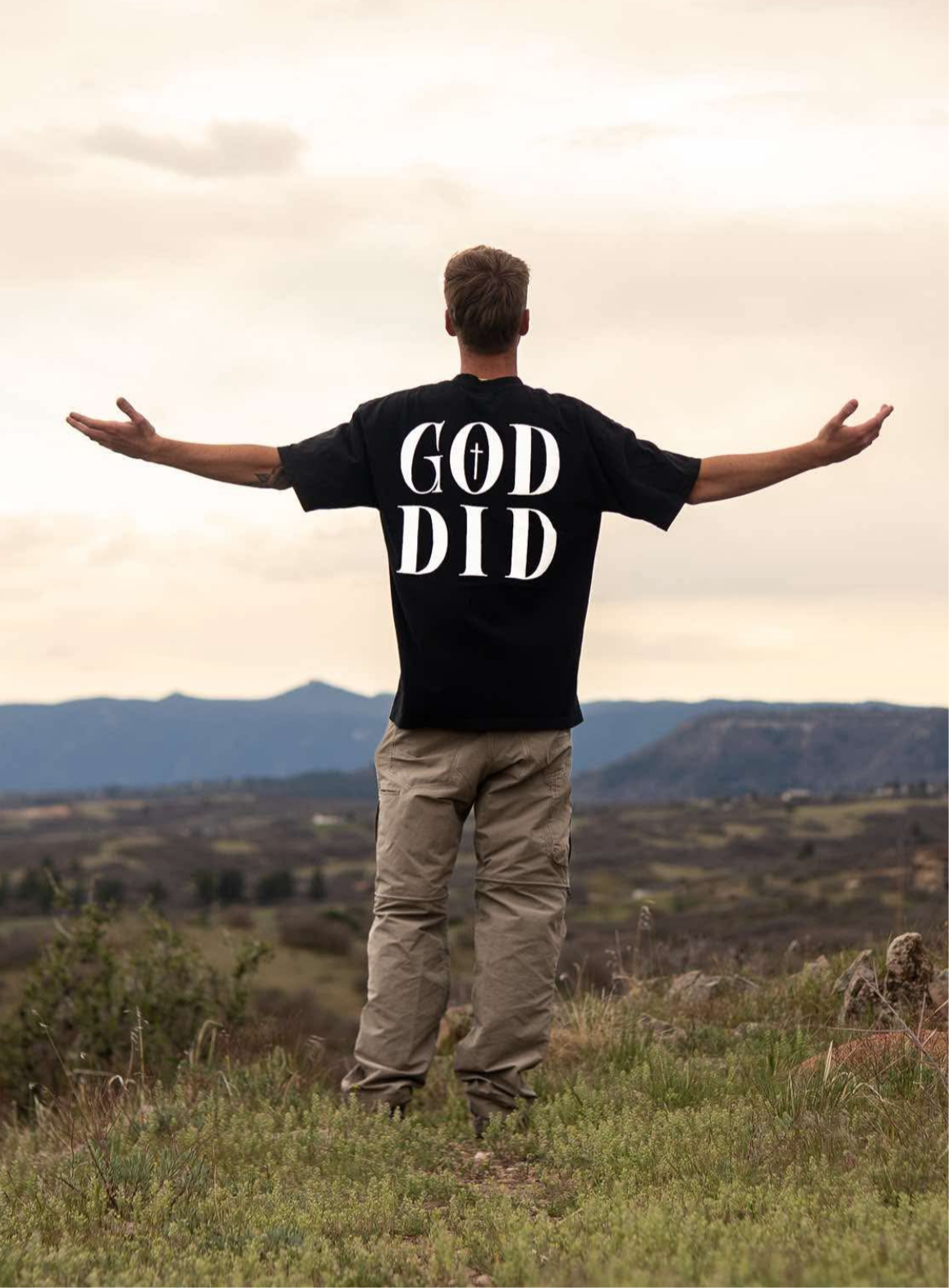 Jet Black “GOD DID” T-Shirt